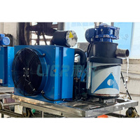 Système de machine à glace à boue glycolée en acier inoxydable 316, évaporateur de glace 1t 2t, avec engrenages, PLC et roulements, usage commercial