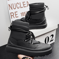 Chaussures d'hiver rétro pour hommes, mocassins à plateforme à lacets, dessus en cuir de vache véritable, maille respirante, coussin antidérapant, augmentant la taille