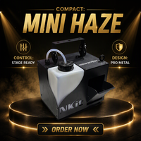 Mini machine à brouillard HS-500 600W DMX AC220V-240V alimentée en courant alternatif pour scène, KTV et événements