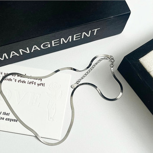 Collar de hueso de serpiente de plata de ley 925 Kaiming para mujer, estilo coreano, minimalista, para uso diario - Product Image 4