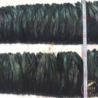Plumes de queue de coq teintées pour la pêche à la mouche, couleurs assorties pour mouches à saumon, pêche, costumes de carnaval, artisanat et décoration