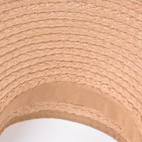 Chapeau de pare-soleil en paille pliable d'été réglable pour femmes Protection de plage à large bord pour la pêche de voyage Activités de plein air