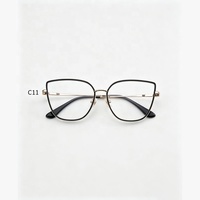 Montura de Gafas con Bloqueo de Luz Azul CR39, Diseño Brillante, Ultraligeras, Montura Óptica para Lentes