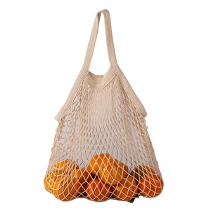 Hot Sale Cotton Mesh Eco-Friendly Grocery Net <b>String</b> <b>String</b> Shopping <b>Bag</b> for Fruits and Vegetables for Markets - Product Image 1