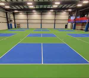 แผ่นปูปูในสนามแบบพกพาอุปกรณ์เล่นกีฬาสำหรับเล่นกีฬาเทนนิสสำเร็จรูปขนาดเต็มแบบมืออาชีพ - Product Image 2