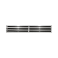 Grille de couverture en aluminium pour climatiseur 1 pièce, Grille de couvercle par lames fixes, diffuseur de fente linéaire pour plafond, ventilation de climatisation