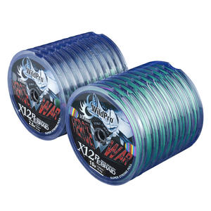 Ligne de pêche tressée WildPro 12 brins en PE, 100 m, haute résistance, super résistante, pour la pêche en eau douce et en eau salée - Product Image 2