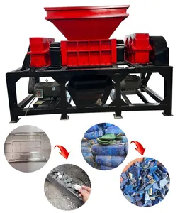 Recycling Fabriek Korrelband Rubber Industriële Shredder Machine