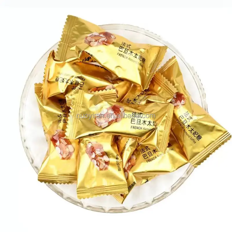 Chinese factory produces high sales nut coffee handmade toffee festive type confectionery Nigerian style