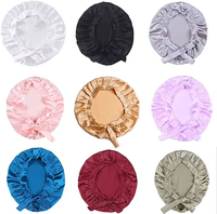 Bonnet de luxe personnalisé en soie de mûrier 100% pure de qualité supérieure 6A avec broderie 3D unisexe pour adultes, idéal pour la plage, le quotidien et les soirées
