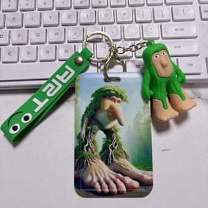 Bán buôn Hot Bán tungtungtung sahur Carabiner Keychain biểu tượng tùy chỉnh kỳ lạ trừu tượng phim hoạt hình quyến rũ sang trọng 2D 3D PVC Keychain - Product Image 2