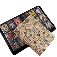 Classeurs de cartes à collectionner en liège écologique personnalisés à 9 pochettes, album de rangement zippé à 360 poches pour collection de cartes TCG et de cartes sportives