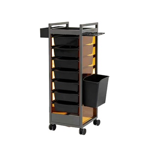 Nouveau chariot de salon de coiffure, chariot de teinture à chaud pour salon de coiffure, étagères de rangement pour salon de beauté avec roulettes, chariot à outils, exclusivité salon de coiffure - Product Image 1