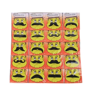 Tự dính ria mép dính trên ria mép trang phục halloween bên râu trang phục phụ kiện cho người lớn màu đen - Product Image 3