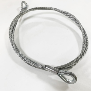5.5mm 7*19 dây thép mạ kẽm với vòng thimble - Product Image 6