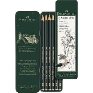 FABER CASTELL - Astuccio per Matite in Grafite CASTELL 9000 - Product Image 1