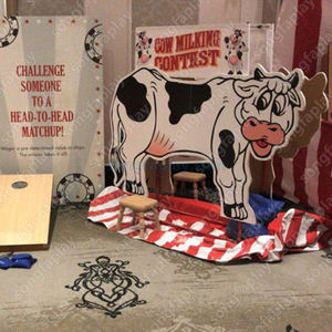 Máquina de Juego de Competición de Ordeño de PVC |   Concurso de Ordeño de Vacas, Carrera Doble |   Juego Interactivo de Carnaval al Aire Libre para Eventos y Fiestas | - Product Image 4