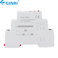 Relais temporisé à temporisation de mise en marche, protection électronique contre le temps, AC220v16A, montage sur rail DIN