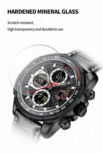Montre pour homme NAVIFORCE 9197, montres de sport pour hommes, marque haut de gamme, luxe, <span class=keywords><strong>Rome</strong></span>, date, bracelet en cuir, quartz, montres-bracelets pour hommes - Product Image 6