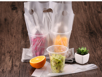 Tasse en plastique PET PP imprimable personnalisée pour thé à bulles et café