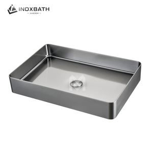 Nouveautés : Lavabo de salle de bain rectangulaire moderne 600 mm, quatre finitions, vente <span class=keywords><strong>en</strong></span> gros, faible MOQ - Product Image 2