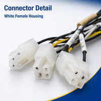 Connecteur de faisceau de câbles Molex 5557 5559 2 4 6 8 10 12 broches mâle/femelle pour LED, automobile, électrique, OEM, personnalisé