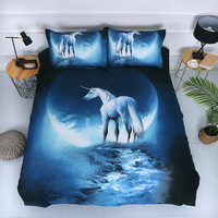 En gros conception personnalisée 100% ensemble de couette en coton imprimé numérique 3D ensemble de literie courtepointes housse de couette drap de lit ensembles