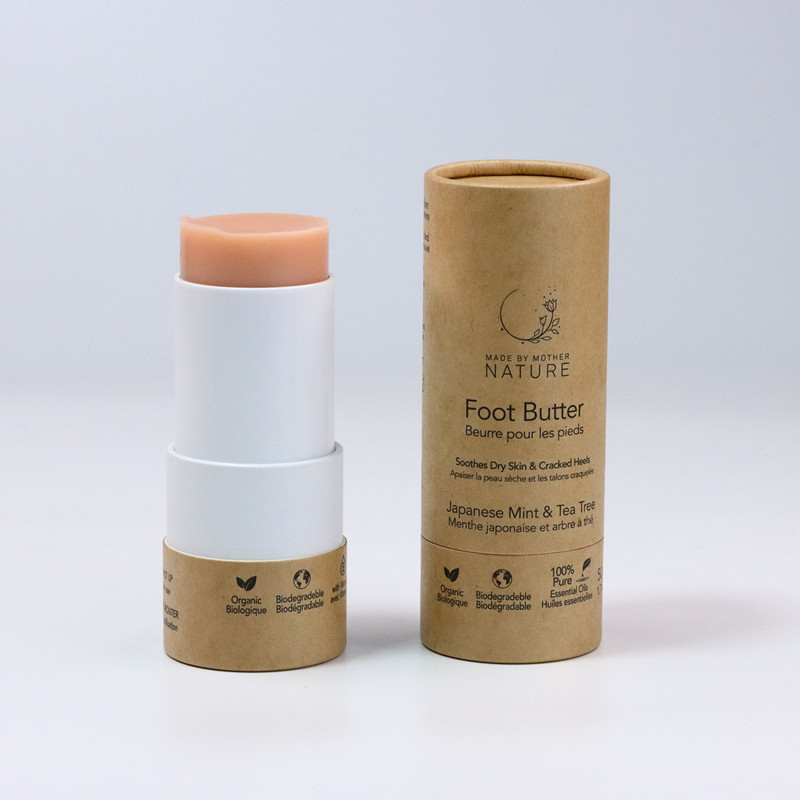 Cardboard Tube For Deodorant Stick Packaging Twist Up Custom Logo Printing 100% Biodegradable Paper Round Empty Container