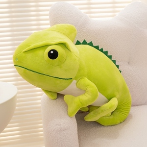 Peluche de Camaleón Urly-Tail, Juguete de Peluche de Lagarto que Cambia de Color, Divertido Regalo, Peluche de Animal - Product Image 1
