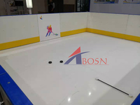 Panneau de protection pour patinoire synthétique en HDPE/PE résistant aux UV pour extérieur – Barrière murale professionnelle pour hockey sur glace, découpe facile pour la patinage