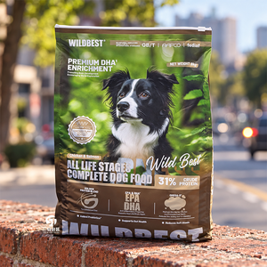 Bolsas de Embalaje Metalizadas para Snacks de Mascotas con Impresión UV Personalizada, Bolsas con Cierre Cuádruple para Comida de Perros y Gatos, Bolsas Verticales de Alta Barrera - Product Image 4