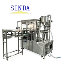 Machine automatique de remplissage et de bouchage de sachets à bec verseur pour le miel, le jus, le lait, l'eau, l'emballage Doypack