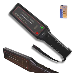 Detector de Metales Portátil de Alta Sensibilidad 75KHz, <span class=keywords><strong>Pinpointer</strong></span>, DC 7-12V, Alarma Audible/Vibración, Escáner de Seguridad Impermeable - Product Image 1