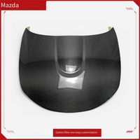 Capot en fibre de carbone d'origine Veidt pour Mazda Miata MX5 NC, léger, pour moteur de voiture, couverture avant du moteur