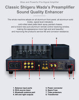 Preamplificador Clásico HTM-10, Amplificador Doméstico de 10 Tubos Electrónicos, Sonido Mejorado 5.0, 220V
