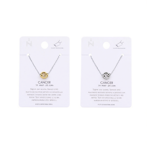 Cavigliera con Ciondolo Segno Zodiacale Cancro in Acciaio Inossidabile, Gioielli Moda Donna - Product Image 2