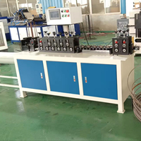 Machine de redressage et de coupe de fils pour fils d'aluminium et fils d'acier inoxydable