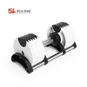 Multi Function Dumbbell Set <b>Free</b> <b>Weights</b> Gym Fitness Equipment Cast Iron Adjustable Dumbbells 40kg - Product Image 1