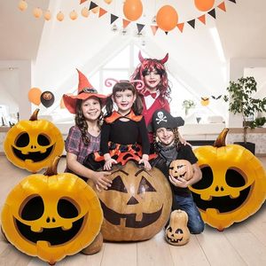 Halloween Pumpkin Foil Balloon Cartoon Shape Metallic Party Decoration for <b>Kids</b> - Product Image 5