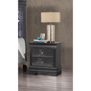 DB SHAKER Luxury Modern <b>Nightstand</b> Crocodile Metallic Grey <b>Smart</b> Marble Bedroom Furniture for Home and Hospital - Product Image 5