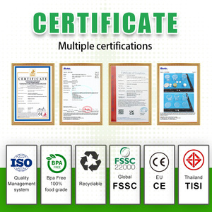 Prix d'usine en gros, bocaux en verre ronds à haute capacité, résistants aux hautes températures, pour le stockage des aliments, du miel, des confitures, avec couvercles - Product Image 6