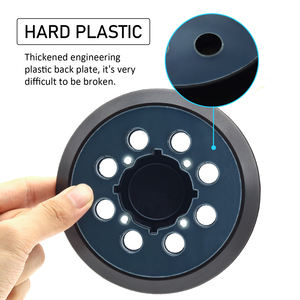 공장 도매 10 개/1 세트 연마 패드 후크 및 루프 디스크 5 인치 8 구멍 샌더 금속 연마 용 샌딩 패드 궤도 - Product Image 3