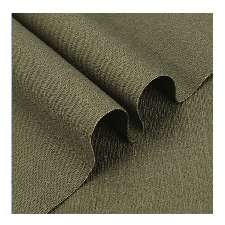 Grosir TC 65/35 kanvas custom printed twill polyester katun ripstop kain campuran untuk pakaian kerja