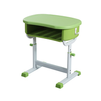 Nouveau design Abs salle de classe un seul étudiant bureau d'école et chaise Table et chaise Junior école primaire ensemble de bureau mobilier scolaire