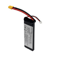 Batterie LiPo haute puissance longue durée 2S1P 7.4V 3000mAh 30C pour drone RC, hélicoptère, voiture, bateau, modèle d'avion