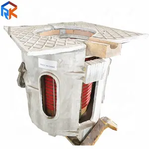 Electric 1ton Steel Scrap Iron Melting 800KW Induction Furnace