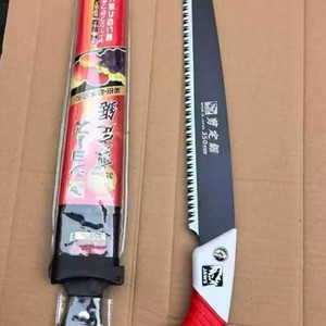 เลื่อยมือสำหรับตัดต้นไม้ ตัดแต่งกิ่ง และเลื่อยไม้ ใบเลื่อยตรง SK5 ขนาด 350 มม. เครื่องมือช่างอเนกประสงค์ที่รวดเร็วเป็นพิเศษ - Product Image 4