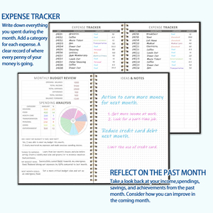 Agenda Mensile Termica Moderna a Basso Prezzo con Carta da 100GSM per Obiettivi di Risparmio Annuale e Monitoraggio dei Debiti Aziendali - Product Image 4