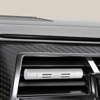 Diffuseur de parfum pour voiture en alliage d'aluminium, désodorisant portable pour voiture, élimination des odeurs, aromathérapie pour sortie d'air conditionné automobile