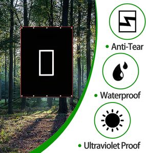 Сверхпрочное оборудование для тренировок по бейсболу, виниловая Опора с защитной зоной, сетчатая сетка - Product Image 4